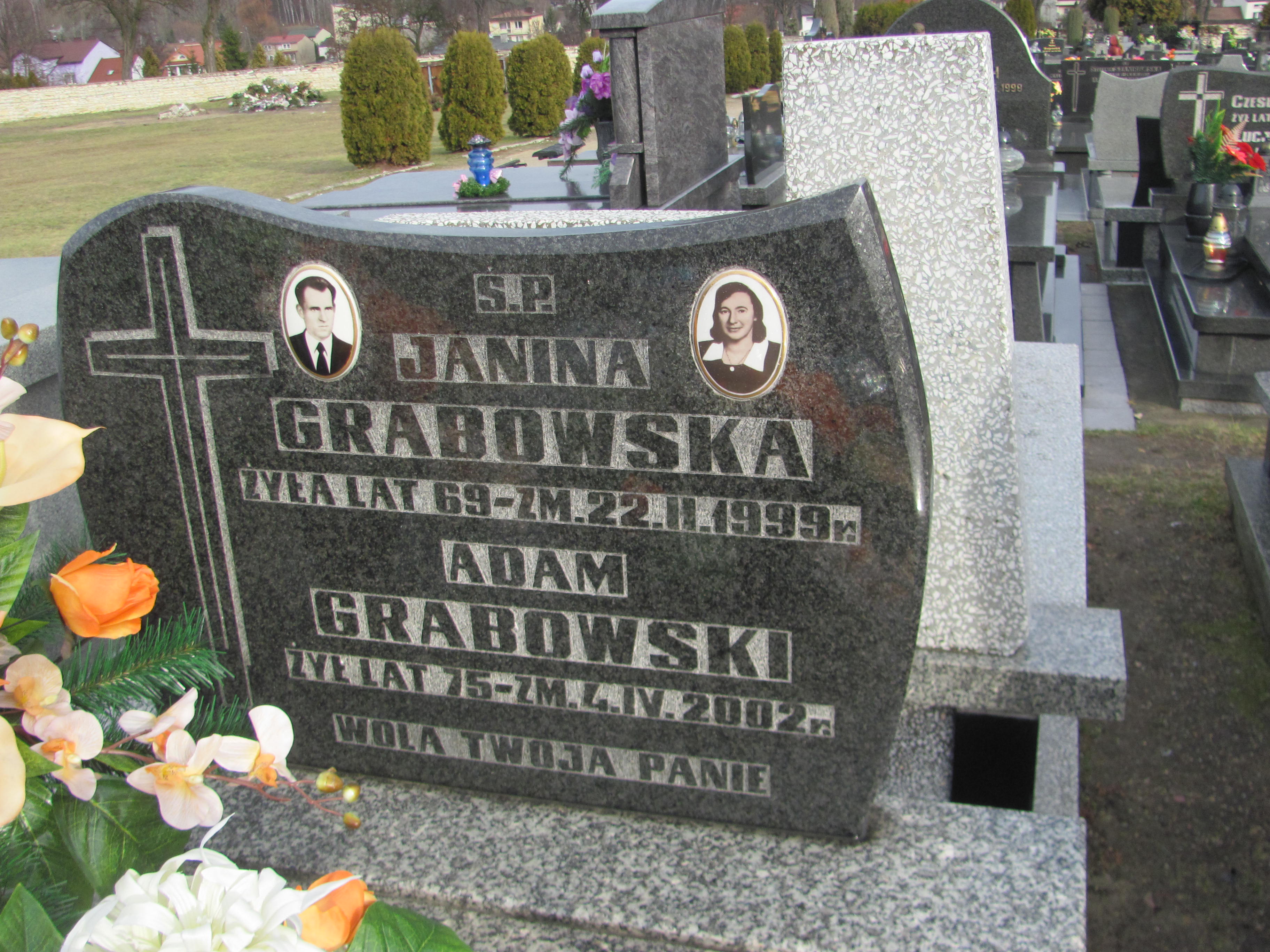 Adam Grabowski Mstów - Grobonet - Wyszukiwarka osób pochowanych