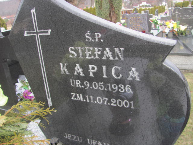 Stefan Kapica 1936 Mstów - Grobonet - Wyszukiwarka osób pochowanych