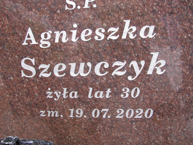Agnieszka Szewczyk 1990 Mstów - Grobonet - Wyszukiwarka osób pochowanych