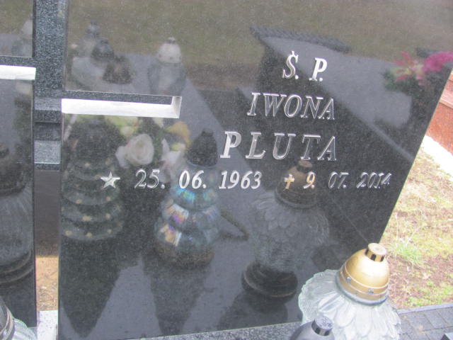 Iwona Pluta 1963 Mstów - Grobonet - Wyszukiwarka osób pochowanych