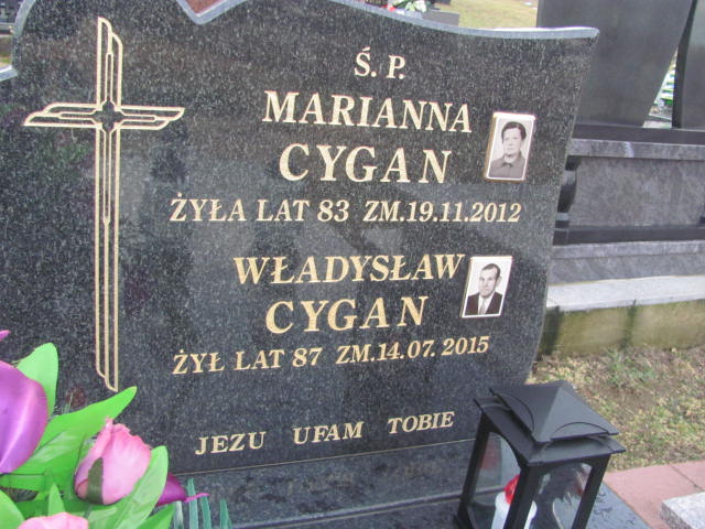 Władysław Cygan Mstów - Grobonet - Wyszukiwarka osób pochowanych
