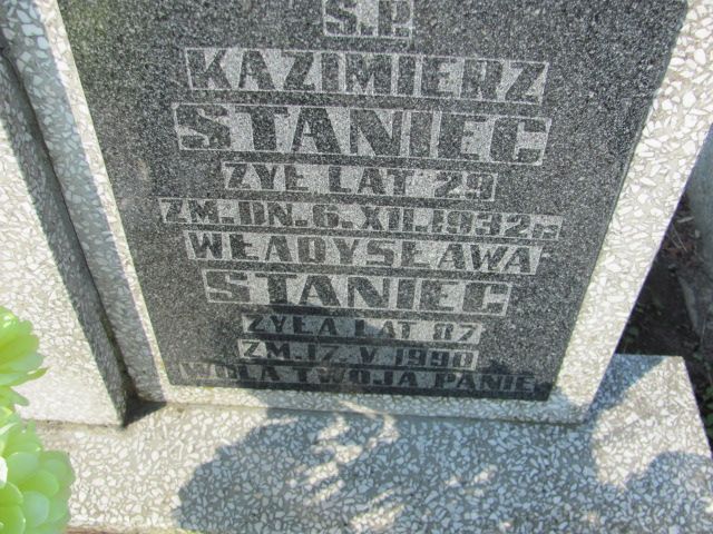 Kazimierz Staniec Mstów - Grobonet - Wyszukiwarka osób pochowanych