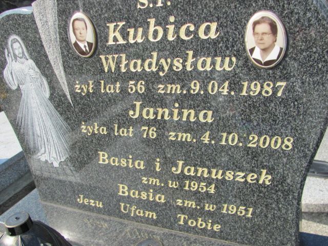 Janusz Kubica Mstów - Grobonet - Wyszukiwarka osób pochowanych