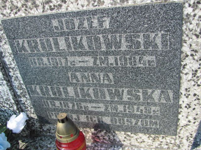 Józef Królikowski 1916 Mstów - Grobonet - Wyszukiwarka osób pochowanych