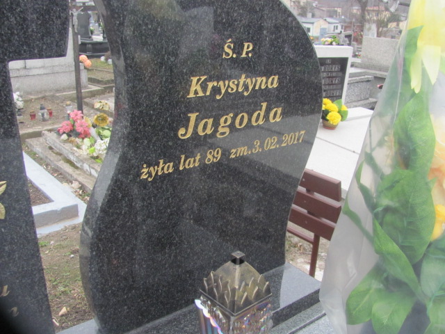 Krystyna Jagoda 1926 Mstów - Grobonet - Wyszukiwarka osób pochowanych
