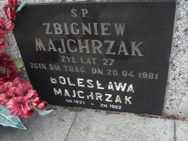 Zbigniew Majchrzak Mstów - Grobonet - Wyszukiwarka osób pochowanych