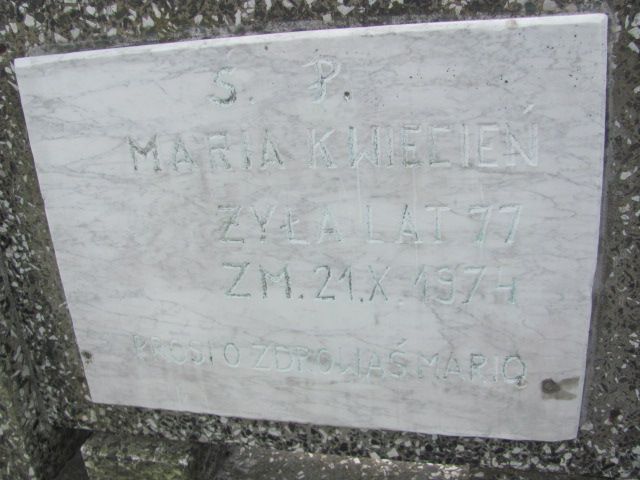 Maria Kwiecień Mstów - Grobonet - Wyszukiwarka osób pochowanych