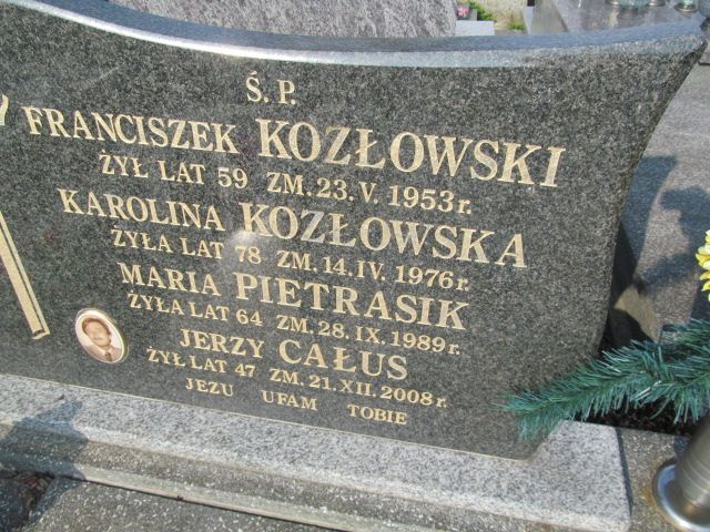 Karolina Kozłowska Mstów - Grobonet - Wyszukiwarka osób pochowanych