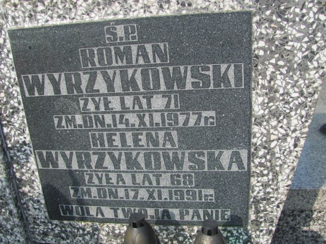 Roman Wyrzykowski Mstów - Grobonet - Wyszukiwarka osób pochowanych