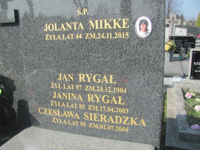 Jan Rygieł Mstów - Grobonet - Wyszukiwarka osób pochowanych