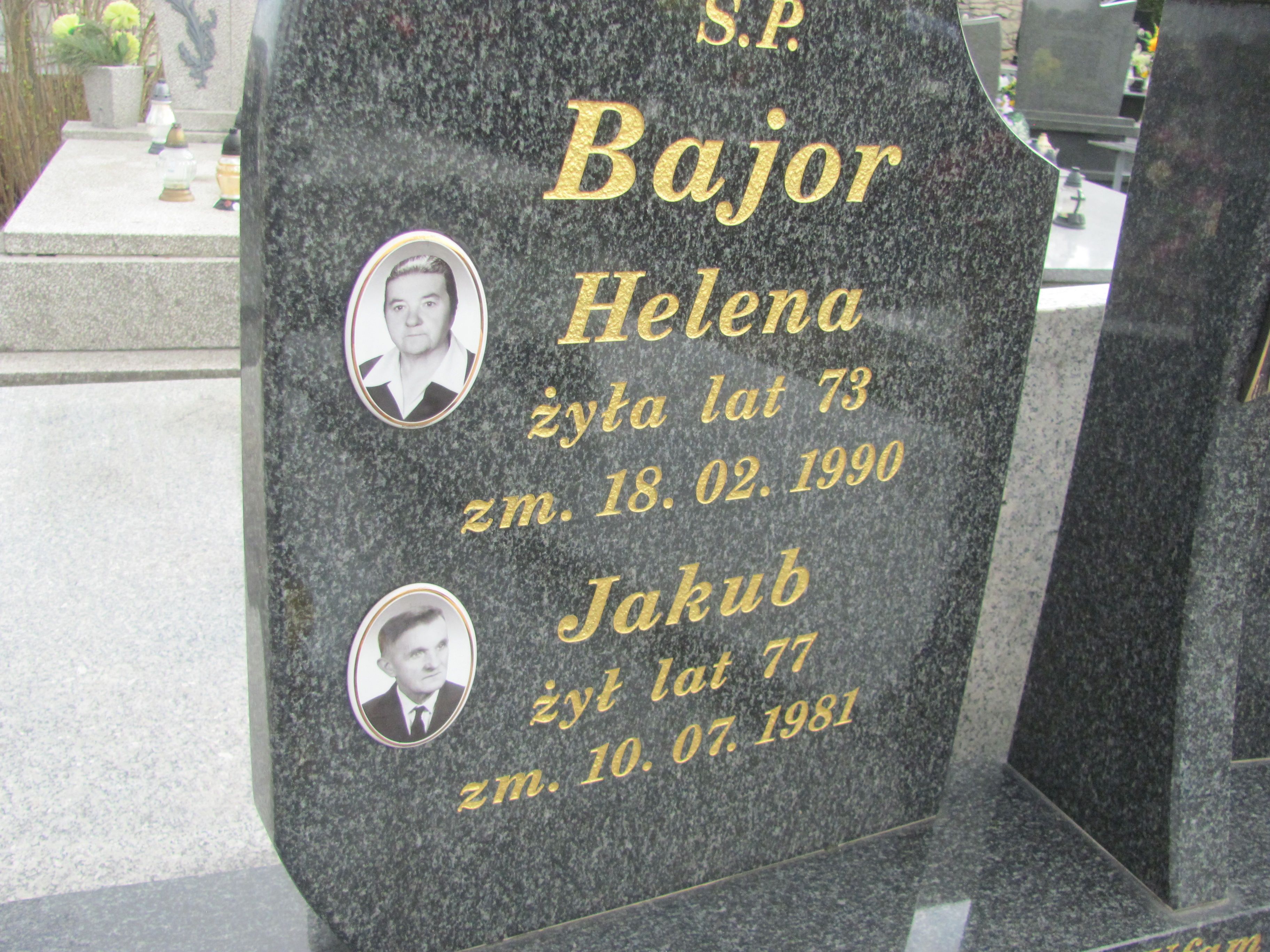 Jakub Bajor Mstów - Grobonet - Wyszukiwarka osób pochowanych
