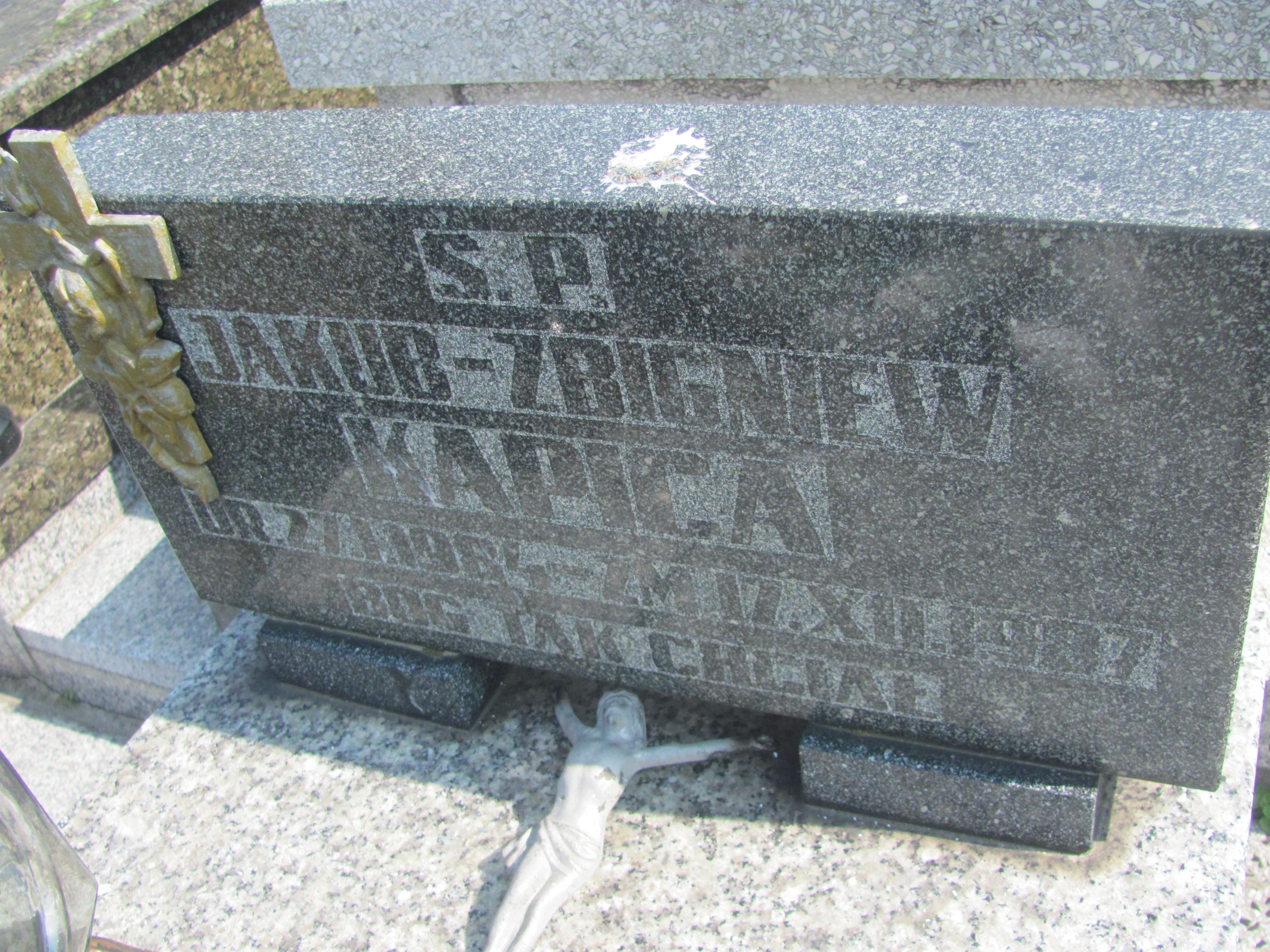 Jakub Zbigniew Kapica 1984 Mstów - Grobonet - Wyszukiwarka osób pochowanych