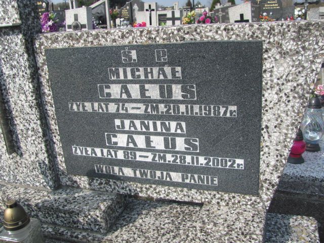 Michał Całus Mstów - Grobonet - Wyszukiwarka osób pochowanych